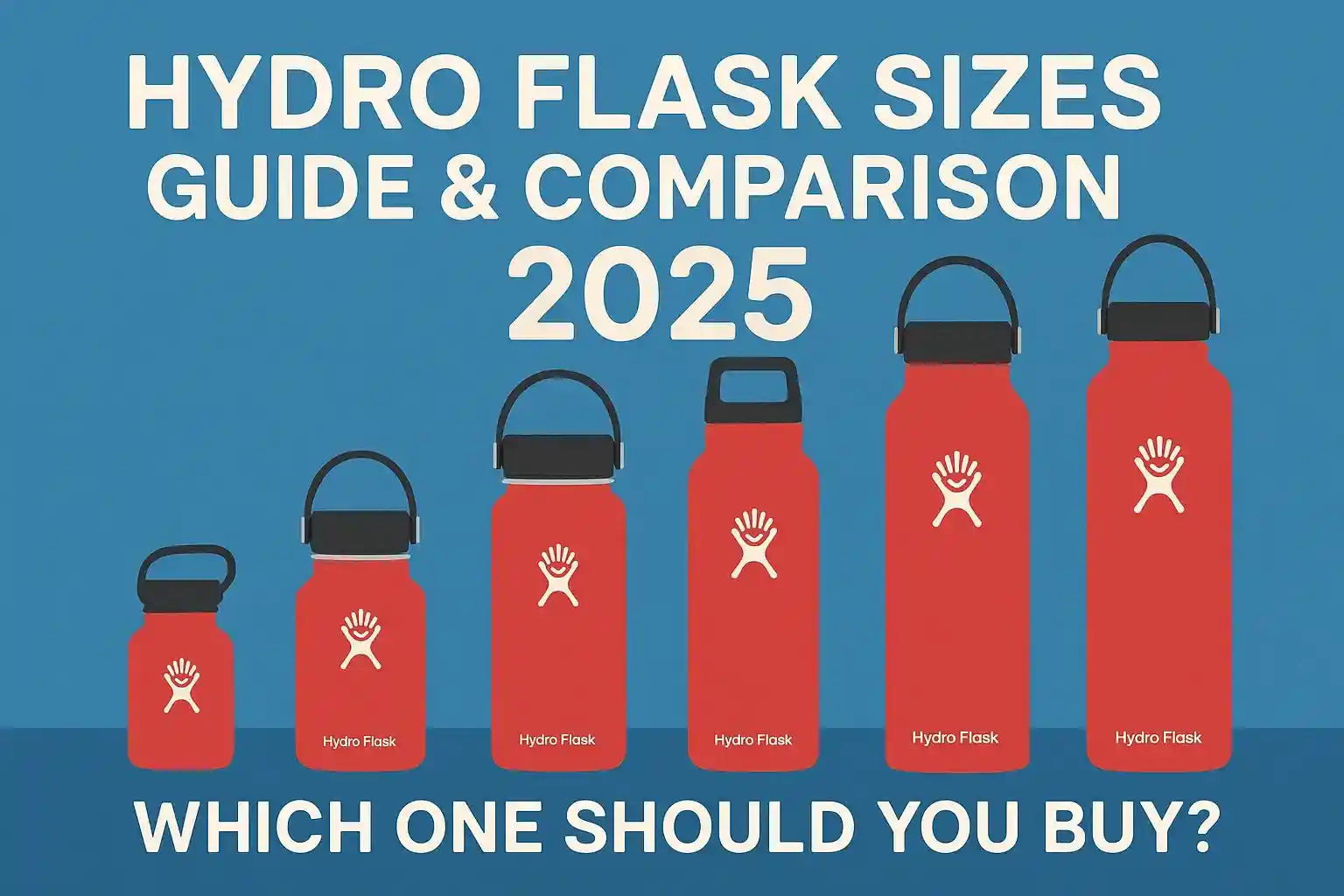 Hydro Flask Sizes Guide & Comparison 2025: Which One Should You Buy? Complete Hydro Flask sizes guide comparing 12-128 oz bottles. Find the perfect capacity, dimensions & prices for your hydration needs. Wide mouth vs standard mouth explained.