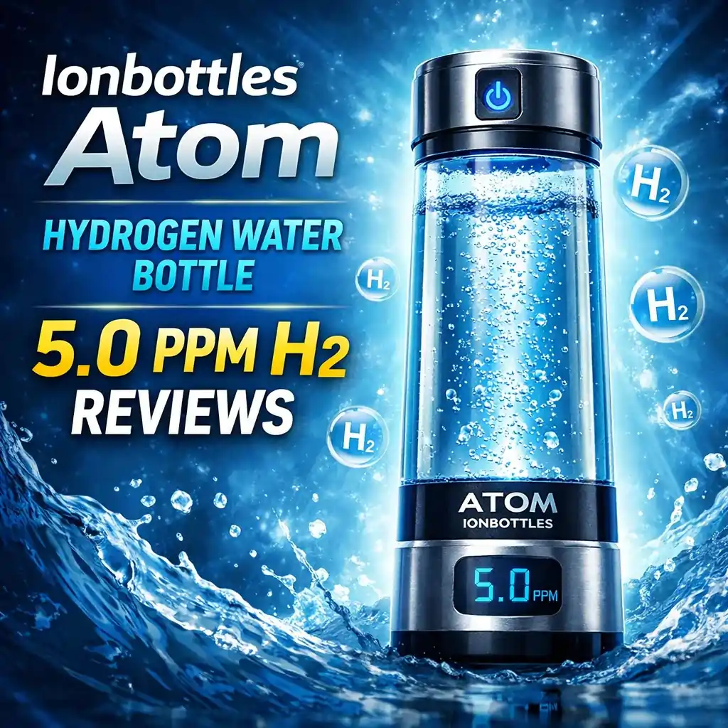 Ionbottles Atom Hydrogen Water Bottle – 5.0 PPM H2 Reviews